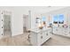 Open concept kitchen with island and access to backyard at 39015 N 6Th Dr, Phoenix, AZ 85086