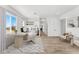 Home office with built-in shelving and large windows at 39015 N 6Th Dr, Phoenix, AZ 85086