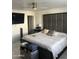 Spacious bedroom with large bed and modern headboard at 4016 W Wagon Wheel Dr, Phoenix, AZ 85051