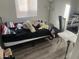 Bright bedroom with a bed and window coverings at 4016 W Wagon Wheel Dr, Phoenix, AZ 85051