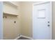 Laundry room with shelving and exterior access at 625 E Judi Dr, Casa Grande, AZ 85122