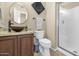 Bathroom features a walk-in shower and modern vanity at 9452 S 51St St, Phoenix, AZ 85044