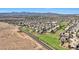 Aerial view of community featuring expansive homes and mountain backdrop at 11224 N 152Nd Ln, Surprise, AZ 85379