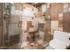 Shower with multi-textured tile and glass enclosure at 12212 N Paradise Village S Pkwy # 134, Phoenix, AZ 85032