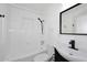 Clean bathroom with a bathtub, sink, and vanity at 1312 E Coolidge St, Phoenix, AZ 85014