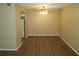 Dining area with wood-look floors at 1340 N Recker Rd # 243, Mesa, AZ 85205