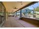 Covered patio with seating area and ceiling fan at 13627 N 150Th Ave, Surprise, AZ 85379