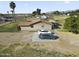 Aerial view showing home, detached shop, and ample parking at 19320 W Melvin St, Buckeye, AZ 85326