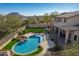 Luxury home with a private pool and mountain backdrop at 28225 N 65Th Ln, Phoenix, AZ 85083