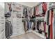 Large walk-in closet with ample shelving and hanging space at 28225 N 65Th Ln, Phoenix, AZ 85083