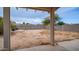 View of backyard from under covered patio at 30788 N Whirlaway Trl, San Tan Valley, AZ 85143