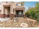 Front porch with seating and desert landscaping at 4547 E Sodalite St, San Tan Valley, AZ 85143