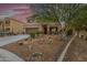 Landscaped front yard with desert plants and rock features at 4547 E Sodalite St, San Tan Valley, AZ 85143