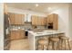 Beautiful kitchen featuring modern cabinetry, stainless steel appliances and quartz countertops at 6137 E Roland St, Mesa, AZ 85215