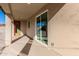 Covered patio with sliding glass doors at 6208 S Eagle Pass Rd, Gold Canyon, AZ 85118