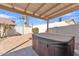 Relaxing hot tub under covered patio at 710 S Monterey St, Gilbert, AZ 85233