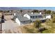 Aerial view of house with a large yard and detached garage at 7528 N 185Th Ave, Waddell, AZ 85355