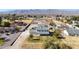 Aerial view of a house with a pool, barn, and other buildings at 7528 N 185Th Ave, Waddell, AZ 85355