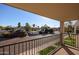 Enjoy a view of the neighborhood from this balcony at 8225 N Central Ave # 46, Phoenix, AZ 85020