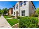 Two-story house with well-maintained landscaping at 875 S Brewer Dr, Gilbert, AZ 85296