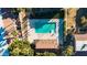 Aerial view of community pool and surrounding area at 2121 S Pennington Rd # 12, Mesa, AZ 85202