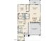 Single-story home floor plan with 3 bedrooms, 2 baths, and a 2-car garage at 21435 W Meadowbrook Ave, Buckeye, AZ 85396