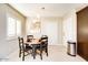 Small dining area with round table and four chairs at 2806 N 82Nd St, Scottsdale, AZ 85257