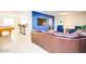 Game room with a pool table, comfortable seating, and a home bar at 2806 N 82Nd St, Scottsdale, AZ 85257