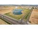 Aerial view of lake and surrounding area at 3045 E Bloomfield Pkwy, Gilbert, AZ 85296
