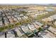 Aerial view of neighborhood with pool at 3045 E Bloomfield Pkwy, Gilbert, AZ 85296