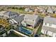 Aerial view featuring the home's location in a quiet, Gathering-friendly community at 3045 E Bloomfield Pkwy, Gilbert, AZ 85296