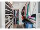 Large walk-in closet with ample shelving and hanging space at 3045 E Bloomfield Pkwy, Gilbert, AZ 85296