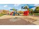 Modern playground with slides and climbing structures at 3045 E Bloomfield Pkwy, Gilbert, AZ 85296
