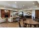 Community room with fireplace and seating areas at 36601 N Mule Train Rd # B19, Carefree, AZ 85377