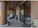 Patio with seating area and access to living room at 36601 N Mule Train Rd # B19, Carefree, AZ 85377