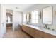 Spa-like bathroom with double vanity and walk-in shower at 6140 E Calle Tuberia --, Scottsdale, AZ 85251