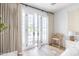 Bedroom with french doors opening to a pool view at 6140 E Calle Tuberia --, Scottsdale, AZ 85251