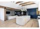 Spacious kitchen and Gathering room with large island and comfortable seating area at 6140 E Calle Tuberia --, Scottsdale, AZ 85251