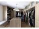 Spacious walk-in closet with ample shelving and hanging space at 6140 E Calle Tuberia --, Scottsdale, AZ 85251