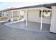 Covered patio with gravel and a pergola at 8144 E Kilarea Ave, Mesa, AZ 85209