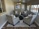 Bright sun room with comfortable seating and great views of the backyard at 8144 E Kilarea Ave, Mesa, AZ 85209