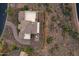 Top-down view of house, landscaping, and driveway at 10031 N Palisades Blvd, Fountain Hills, AZ 85268