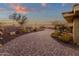 Paved driveway leading to a beautiful desert home at 10031 N Palisades Blvd, Fountain Hills, AZ 85268