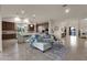 Open-concept kitchen with island, stainless steel appliances, and ample cabinet space at 10031 N Palisades Blvd, Fountain Hills, AZ 85268