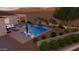 Lush backyard oasis with a sparkling pool at 10031 N Palisades Blvd, Fountain Hills, AZ 85268