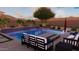 Relaxing pool with water feature and patio seating at 10031 N Palisades Blvd, Fountain Hills, AZ 85268