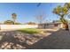 Artificial turf and gravel backyard with a tree at 1018 S Butte Ave, Tempe, AZ 85281