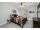 Cozy bedroom with a double bed and neutral color scheme at 10556 E Relativity Ave, Mesa, AZ 85212