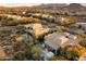 Aerial view of house and neighborhood, showcasing desirable location at 11060 E Mark Ln, Scottsdale, AZ 85262