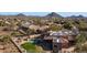 Aerial view of house and expansive backyard at 12824 E Jenan Dr, Scottsdale, AZ 85259